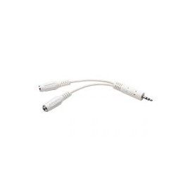 Cable "Y" Tripp Lite P313-06N-Wh 3.5Macho 2X3.5 Hembra 15Cm Blanco