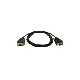 Cable Tripp Lite De Modem Nulo Serial Rs232 P454-006 1.83M Db9 Negro