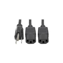 Cable De Alimentacion Nema 5-15P Iec 60320 C13 6 Ft 1.8Mp006-006-2