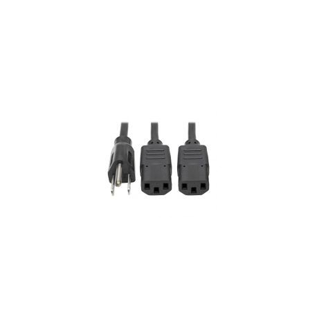 Cable De Alimentacion Nema 5-15P Iec 60320 C13 6 Ft 1.8Mp006-006-2