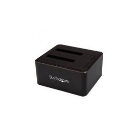 Docking Station Startech Usb 3.0 2 Bahías Sata Negro Sdock2U33V