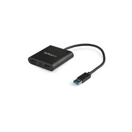 Adaptador De Video Startech Usb 3.0 A 2 Puertos Hdmi 4K Usb32Hd2