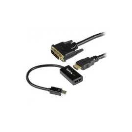 Kitv De Conectividad Startech Mdphddvikit Mini Displyport-Dvi/Hdmi