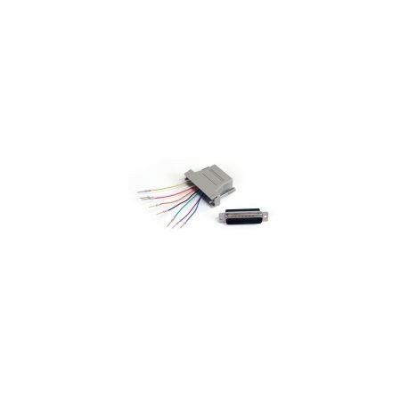 Adaptador Startech Modular Serial Db25 A Rj45 Gris Gc258Mf