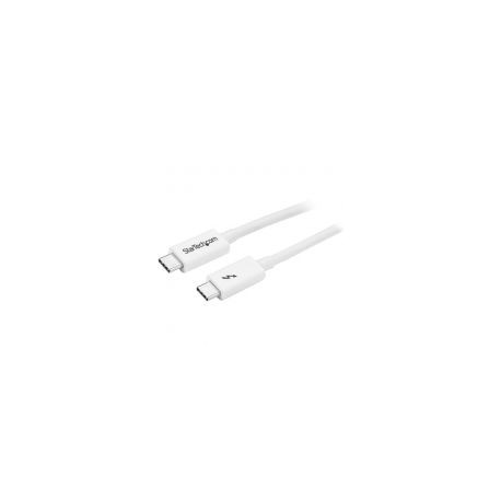 Cable Startech Thunderbolt 3 Macho1M Blanco Tblt3Mm1Mw