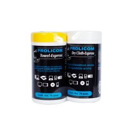 Toallas Humedas Y Secas Duo Antiestaticas Bote C/70