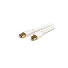 Cable Convert 2M  Mini Displayport Dp Blanco 4K 1.2  Startech Mdpmm2Mw