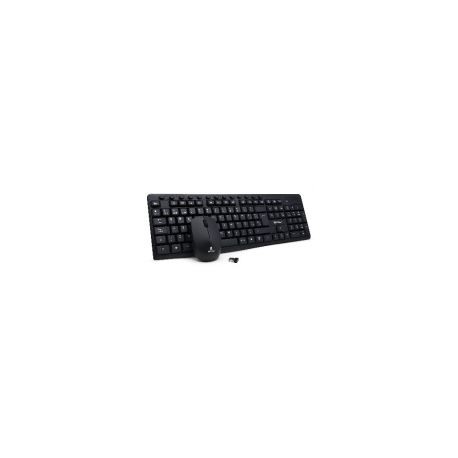 Kit De Teclado Y Mouse Brobotix Inalambrico Usb 1600Dpi Negro 963111