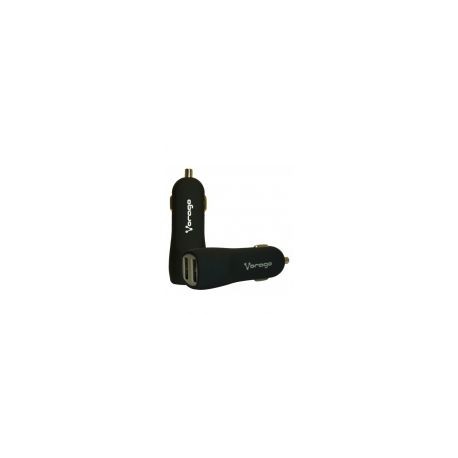 Cargador Para Auto Vorago Au-103 Con 2 Puertos Usb Negro