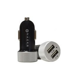 Cargador Para Auto Naceb Technology Na-601 Auto Negro
