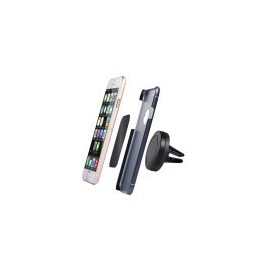 Soporte Para Celular Grixx Magnetico Ventilas Negro Grocmph03