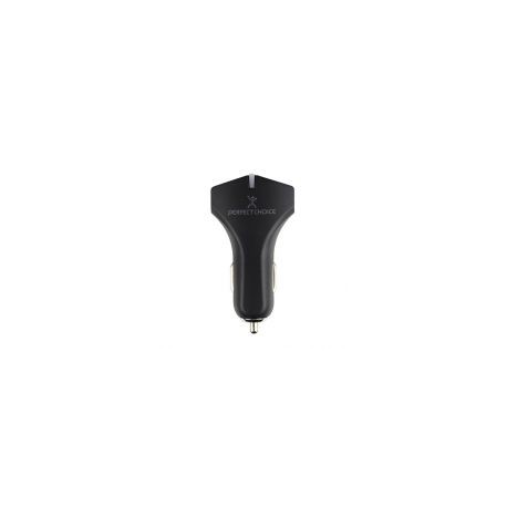 Cargador Para Auto 2 Puertos Usb Negro Perfect Choice Pc-240778