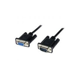 Cable 1Mt Modem Nulo Serial Db9 Hembra-Macho  Startech Scnm9Fm1Mbk
