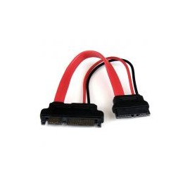Cable 15Cm Adaptador Slim Sata A Sata C/Corriente Startech Slsataadap6