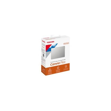 Disco Duro Externo Toshiba 4Tb Hdtx140Xscca Usb 3.0 Canvio Flex Plata