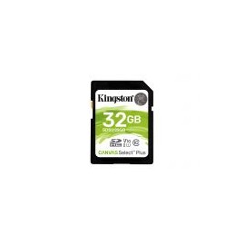 Memoria Sd Kingston Sdhc Canvas Select 100R Cl10 Uhs-I V10 (Sds2/32Gb)