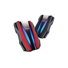 Disco Duro Externo Adata Hd770 2Tb Usb 3.1 Rojo Rgb Ahd770G-2Tu32G1-Cr