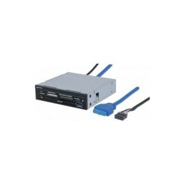Lector De Tarjetas Manhattan Bahia Interna 3.5" Usb 3.0, 34 En 1 10197