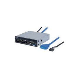 Lector De Tarjetas Manhattan Bahia Interna 3.5" Usb 3.0, 48 En 1 10196