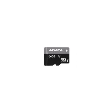 Memoria Micro Sdhc Adata 64 Gb  C/Adaptador Cl10 (Ausdx64Guicl10-Ra1)