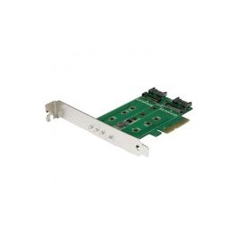 Tarjeta Adaptadora Para Ssd Startech Pci-Express Pexm2Sat32N1