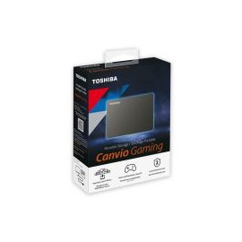 Disco Duro Externo Gamer Toshiba Canvio 2.5" 4Tb Usb 3.2 Negro Hdtx140Xk3Ca
