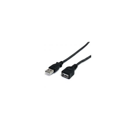 Cable 3M Extension Usb 2.0  Macho-Hembra Negro  Startech Usbextaa10Bk