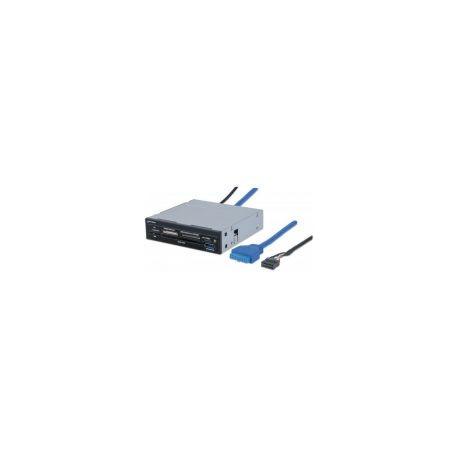 Lector De Tarjetas Manhattan Bahia Interna 3.5" Usb 3.0, 34 En 1 10197