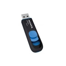 Memoria Flash Adata Uv128 64Gb Usb 3.0 Negro/Azul (Auv128-64G-Rbe)