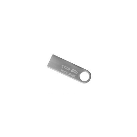 Memoria Usb Stylos 8Gb Flash 2.0 Plata (Stmusb1B)