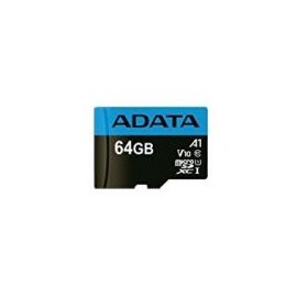 Memoria Microsd Adata Ausdx64Guicl10A1-Ra1 64Gb Negro Clase 10