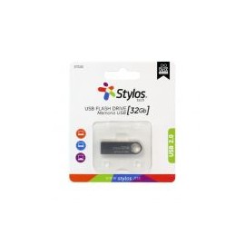 Memoria Usb Stylos Stmusb3B Plata 32 Gb Usb 2.0