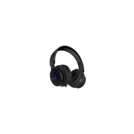 Diadema Bluetooth Vorago Hpb-201 Led, Recargable / Microsd Negra