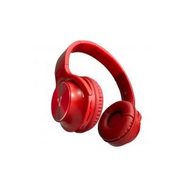 Diadema Bluetooth Vorago Hpb-200 Fm/Msd Plegable Rojo