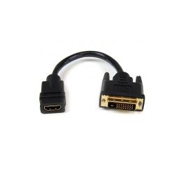 Cable Video 20Cm Hdmi Hembra A Dvi-D Macho Startech Hddvifm8In
