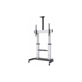 Soporte Manhattan Premium De Carrito Para Pantalla 60" A 100" Hasta 100Kg Blanco 461672