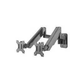 Soporte Manhattan 2 Monitores 17 A 32 Pared Con Piston A Gas (461627)