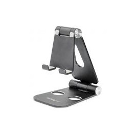 Soporte Startech De Escritorio Para Cel Y Tablet Plegable Negro