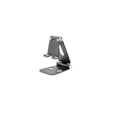 Soporte Startech De Escritorio Para Cel Y Tablet Plegable Negro