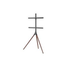 Soporte Manhattan Tv Tripode 45A 65 32Kg Madera Nogal Alu (461795)