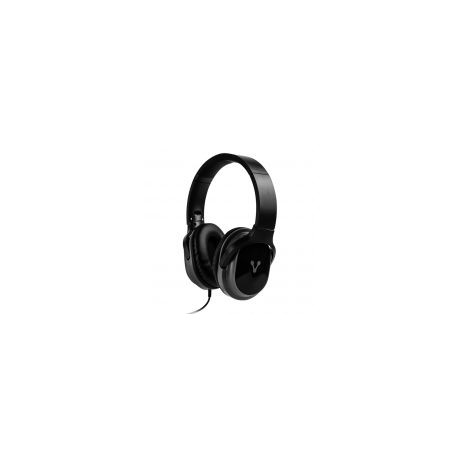 Diadema Vorago Hp-301 Alta Fidelidad Con Microfono 1 Jack Negra