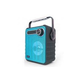 Bocina Portátil Bluetooth Vorago Bsp-200 Microsd/Fm/Bt  Azul