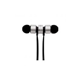 Audifono Getttech Con Microfono Plata/Negro Soft Mi-1220N