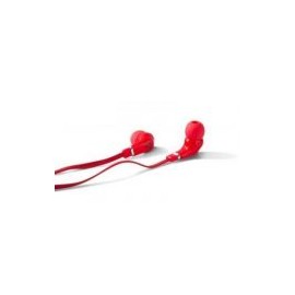 Audifonos Vorago Ep-102 3.5Mm Cable Plano Rojo