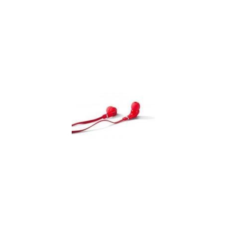 Audifonos Vorago Ep-102 3.5Mm Cable Plano Rojo