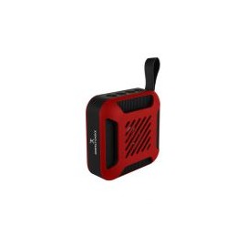 Mini Bocina Perfect Choice Corssa Bluetooth Inalambrico 3W Rojo/Negro Pc-113010