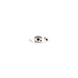 Audifonos Tribe Starwars Bb-8 Alambricos Blanco/Naranja Epw33008