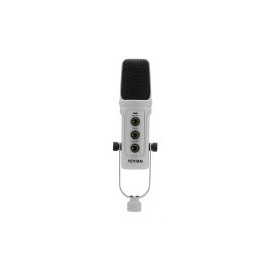 Kit De Microfono Gamer Yeyian Agile Nl Brazo Incluido Usb Blanco Ysa-Uchq-02