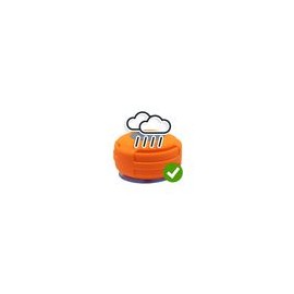 Bocina Inalambrica Bluetooth Necnon Nb-03W Pro Naranja Resistente Agua