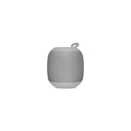 Bocina Bluetooth Brobotix 263052 Radio Fm Redonda Gris
